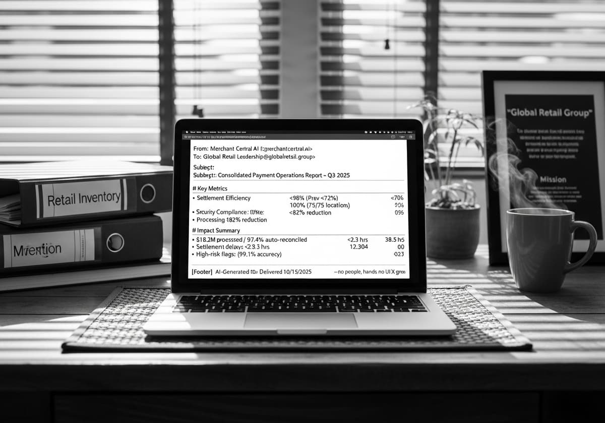 Merchant dashboard for managing your account, transactions, and reporting